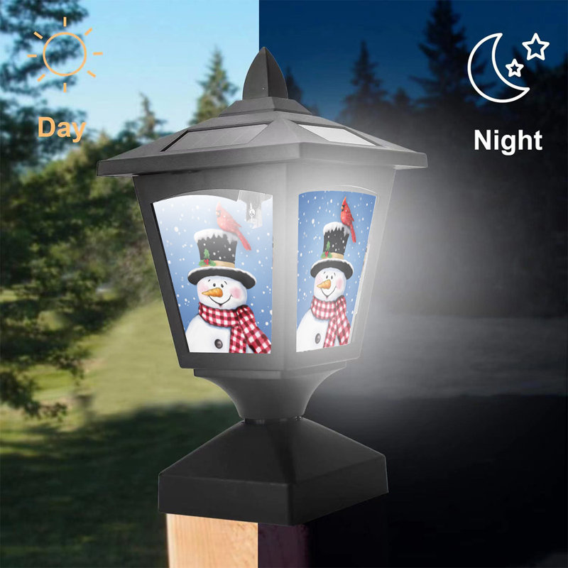 Christmas solar lamp post new arrivals